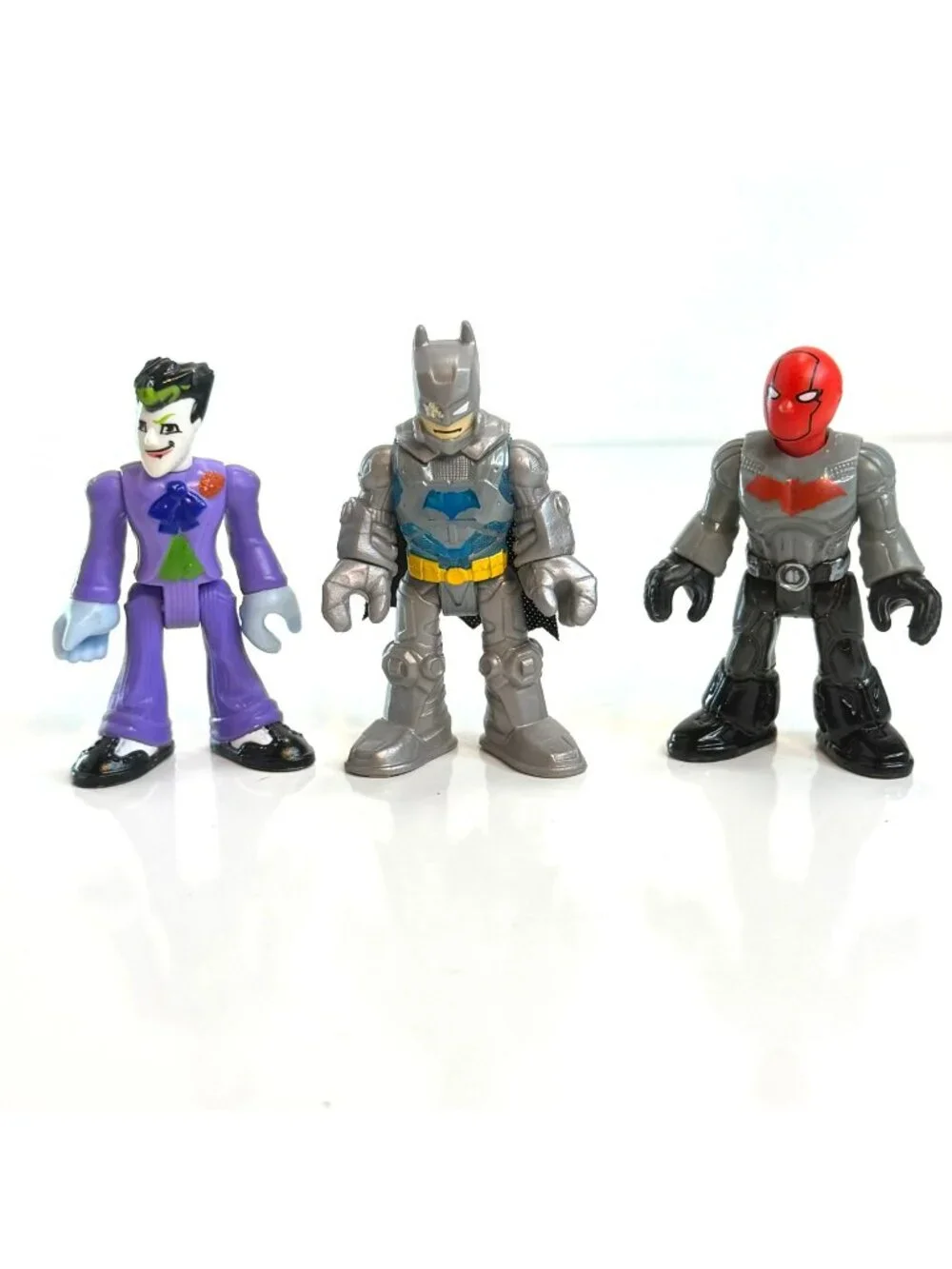 Imaginext Batman Joker Red Hood Mini Action Figures 3-Pack DC Comics Superhero